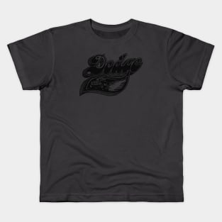 Vintage Dodge Pick-Up Art (Ghost on Asphalt) Kids T-Shirt